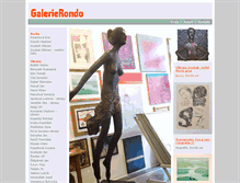 Tablet Screenshot of galerie-rondo.cz